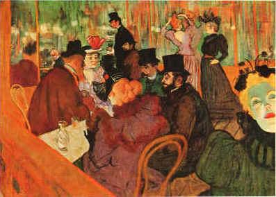  Henri  Toulouse-Lautrec Moulin Rouge Spain oil painting art